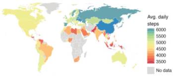 Los países más ‘vagos_ del mundo